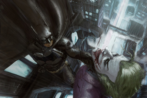 Batman Fight Joker 4k