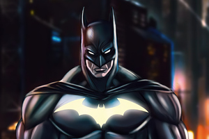 Batman Glowing Bat Suit 4k
