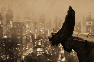 Batman Gotham 4k Art (2560x1024) Resolution Wallpaper