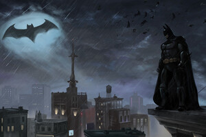 Batman Gotham Knight Hero 4k (2560x1080) Resolution Wallpaper
