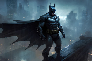 Batman Gotham Saviour (2560x1600) Resolution Wallpaper