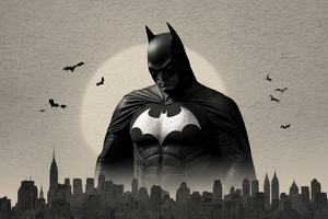 Batman Gothams Dark Guardian (2560x1024) Resolution Wallpaper