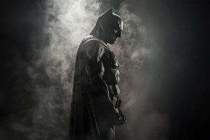 Batman Iconic Epic Showdown (2048x1152) Resolution Wallpaper