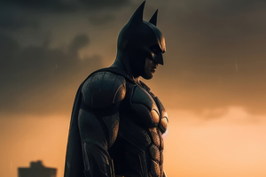 Batman In Gotham City Wallpaper