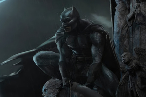 Batman In The Night 4k (2048x1152) Resolution Wallpaper