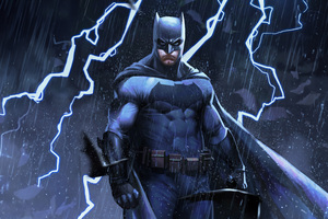 Batman In The Night Returns (2880x1800) Resolution Wallpaper