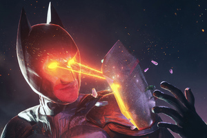 Batman Laser Eyes 4k