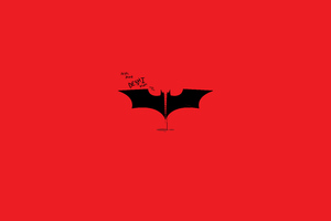 Batman Logo Minimalist Wallpaper