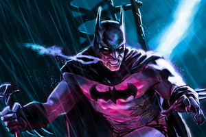 Batman New Digital Artwork (1024x768) Resolution Wallpaper