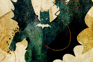 Batman New Minimalism (1336x768) Resolution Wallpaper