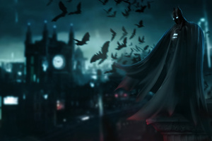 Batman Night Guardian (1152x864) Resolution Wallpaper
