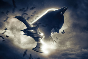Batman On The Batpod Mission Wallpaper