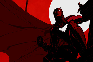 Batman Red Dark Theme