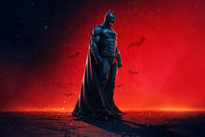 Batman Rising Shadow (1024x768) Resolution Wallpaper