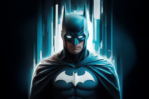 Batman Skyline Guardian (1152x864) Resolution Wallpaper