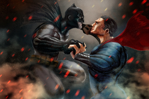 Batman Superman Fight