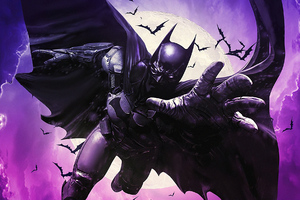 Batman The Art (320x240) Resolution Wallpaper