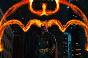 Batman The Dark Knight Ascent (1360x768) Resolution Wallpaper