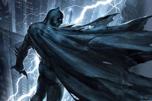 Batman The Dark Knight Cape 4k (1360x768) Resolution Wallpaper