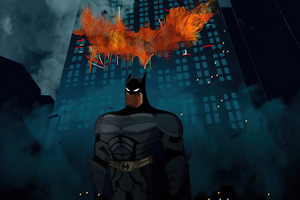 Batman The Dark Knight Minimal 4k