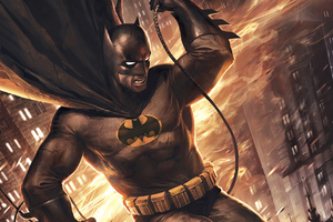 Batman The Dark Knight Returns In City 4k