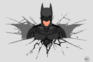 Batman The Dark Knight Suit Minimalism