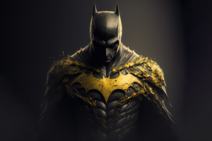 Batman The Golden Suit (2560x1600) Resolution Wallpaper