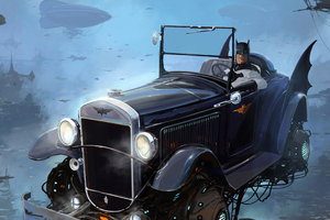 Batman Vehicle (2560x1024) Resolution Wallpaper