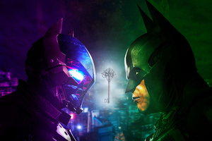Batman Vs Batman Knight 4k