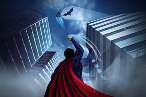 Batman Vs Superman Captivating (1366x768) Resolution Wallpaper