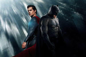 Batman Vs Superman Standing 4k Wallpaper