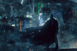 Batman Watching Gotham