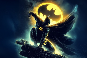 Batman Where Day Meets Night (1600x1200) Resolution Wallpaper