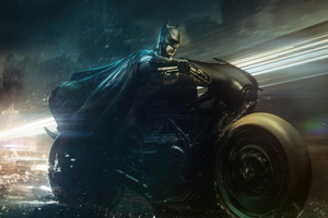 Batman With Batcycle 2023 (1600x1200) Resolution Wallpaper