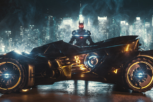Batman With Batmobile