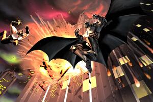 Batman X Bane 8k (1400x1050) Resolution Wallpaper