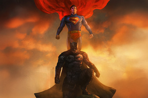 Batman X Superman Epic Confrontation (1152x864) Resolution Wallpaper