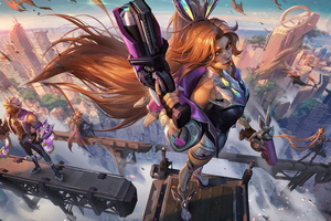 Battle Bunny Miss Fortune League Of Legends Wallpaper