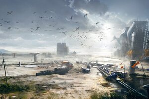 Battlefield 4 Concept Art (1366x768) Resolution Wallpaper