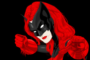 Batwoman Digital Drawing