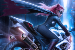 Batwoman Midnight Ride (1024x768) Resolution Wallpaper