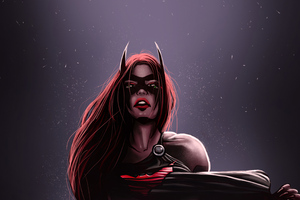 Batwoman Newart (1366x768) Resolution Wallpaper