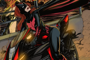 Batwoman On Batblade