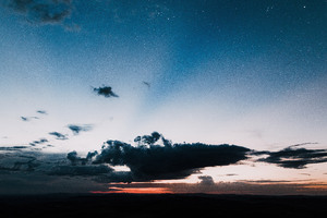 Beautiful Clouds Scenery Sunrise Sunset View (320x240) Resolution Wallpaper
