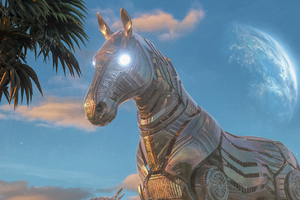 Beautiful Horse Machines 4k (2560x1440) Resolution Wallpaper