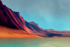 Beautiful Mountain Lake (1440x900) Resolution Wallpaper