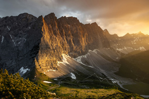 Beautiful Valley Eng Alm Austria (1600x900) Resolution Wallpaper