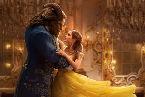 Beauty And The Beast (2932x2932) Resolution Wallpaper