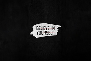Believe In Yourself (2560x1080) Resolution Wallpaper