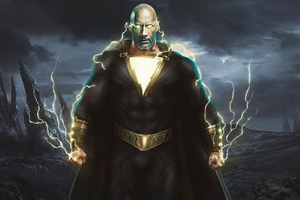 Black Adam Fictional Supervillain 4k